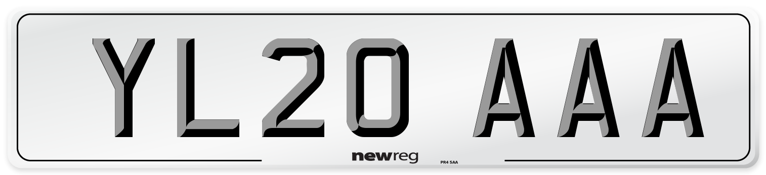 YL20 AAA Number Plate from New Reg
